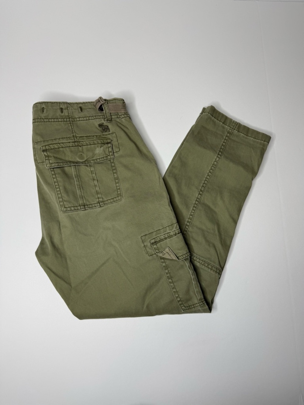 Abercrombie & Fitch Cargo Pants Women’s Size 6 Olive Green Utility